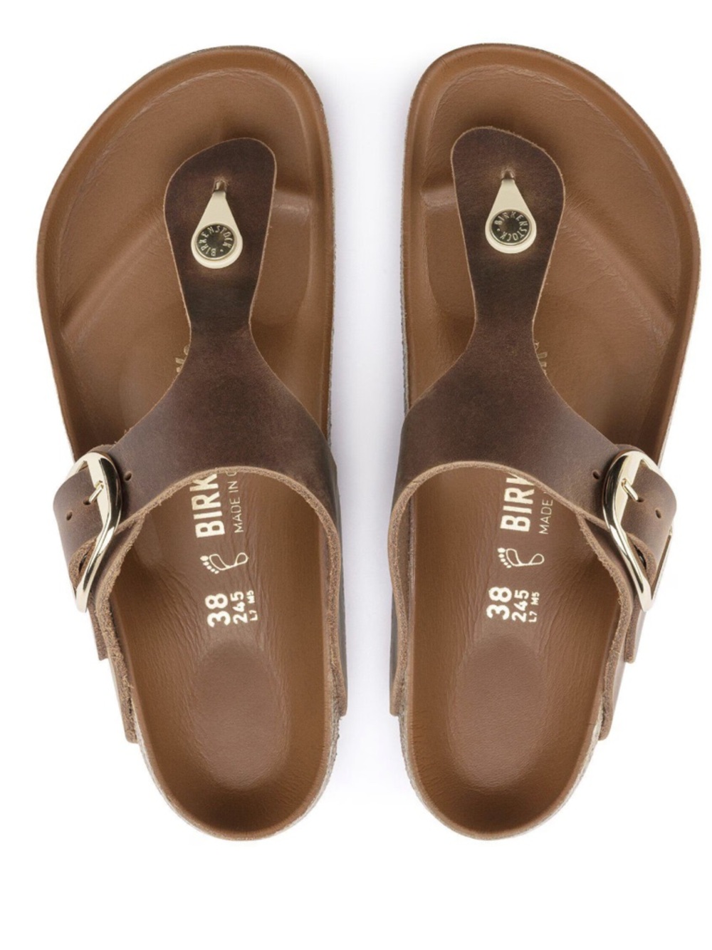 Birkenstock Big Buckle Gizeh | Cognac - Picture 12 of 12